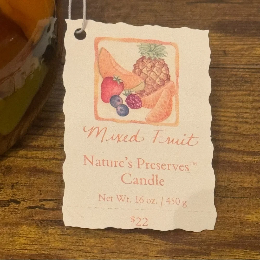 New NWT White Barn Nature’s Preserves Mixed Fruit Candle 16 oz – Discontinued - Picture 2 of 9